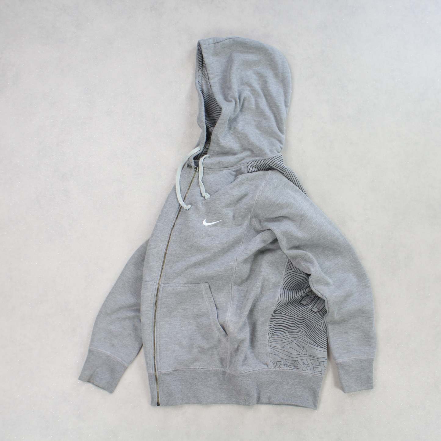 SUPER RARE 2000s  97 Zip Up Hoodie Grey-OSI