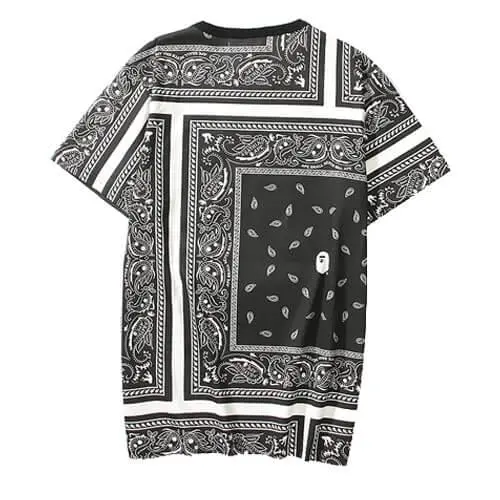  Head Bandana Print T-Shirt-OSI