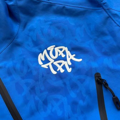 Mertra Monogram Shell Jacket Blue
