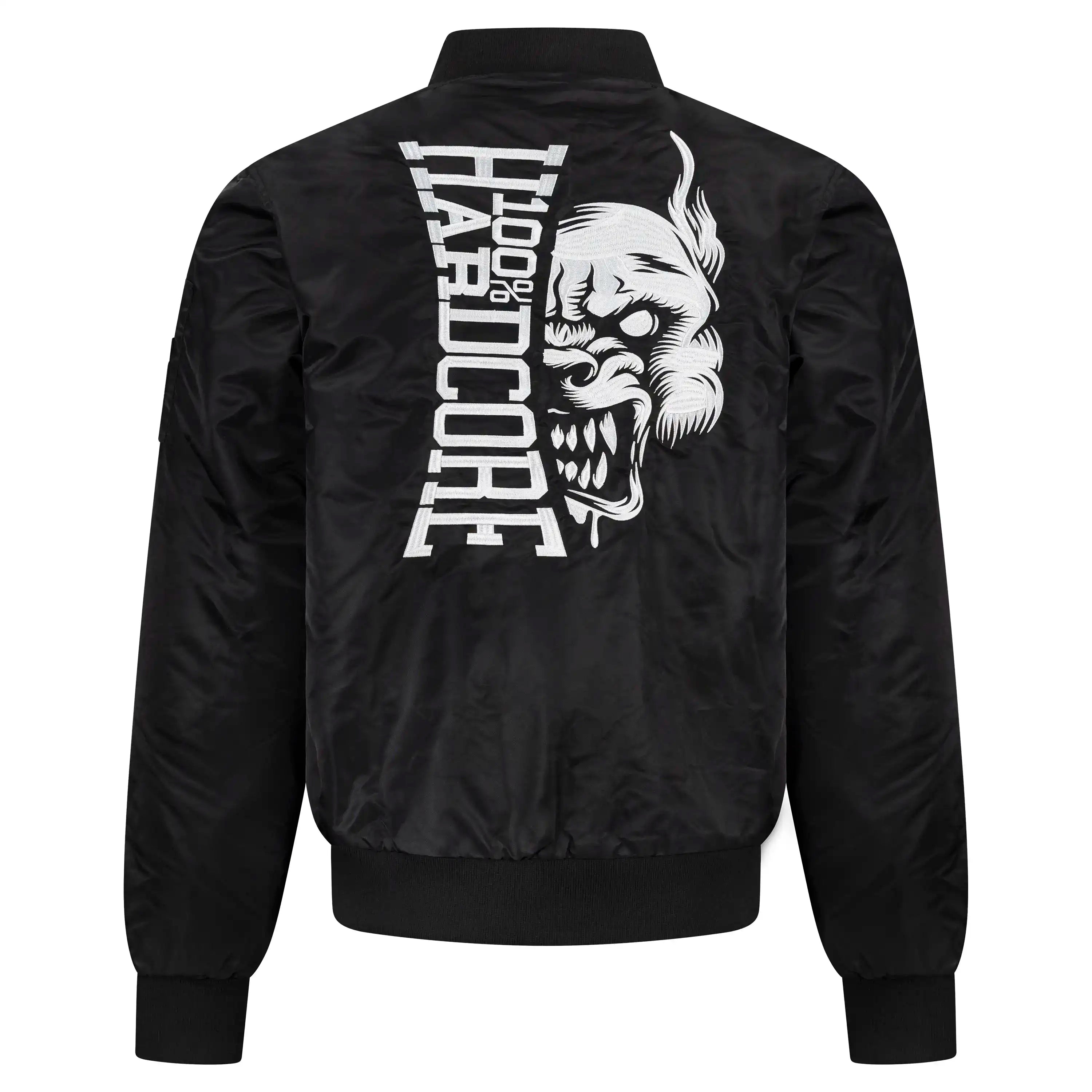 100% Hardcore Bomberjacket Branded Rage Black-OSI
