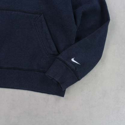 RARE 2000s  Spell Out Hoodie Navy-OSI