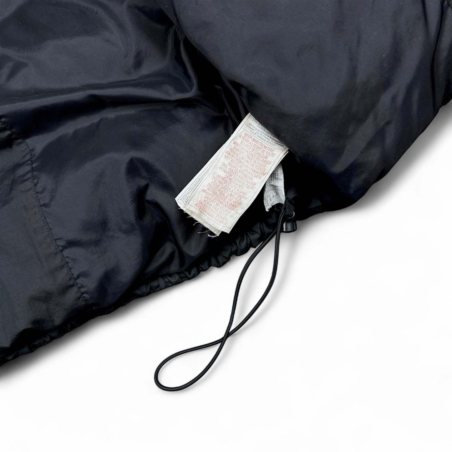 Vintage  Puffer Daunenjacke Schwarz-OSI