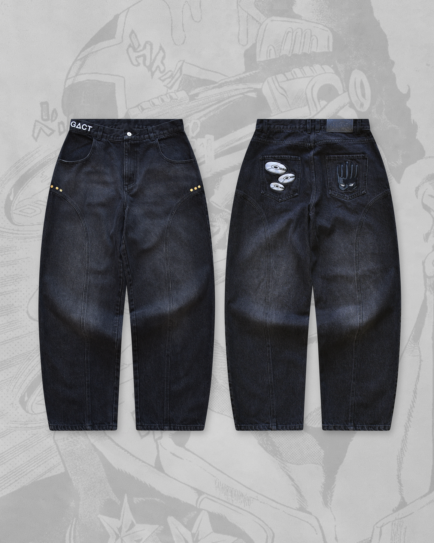 WHITESNAKE JEANS-OSI
