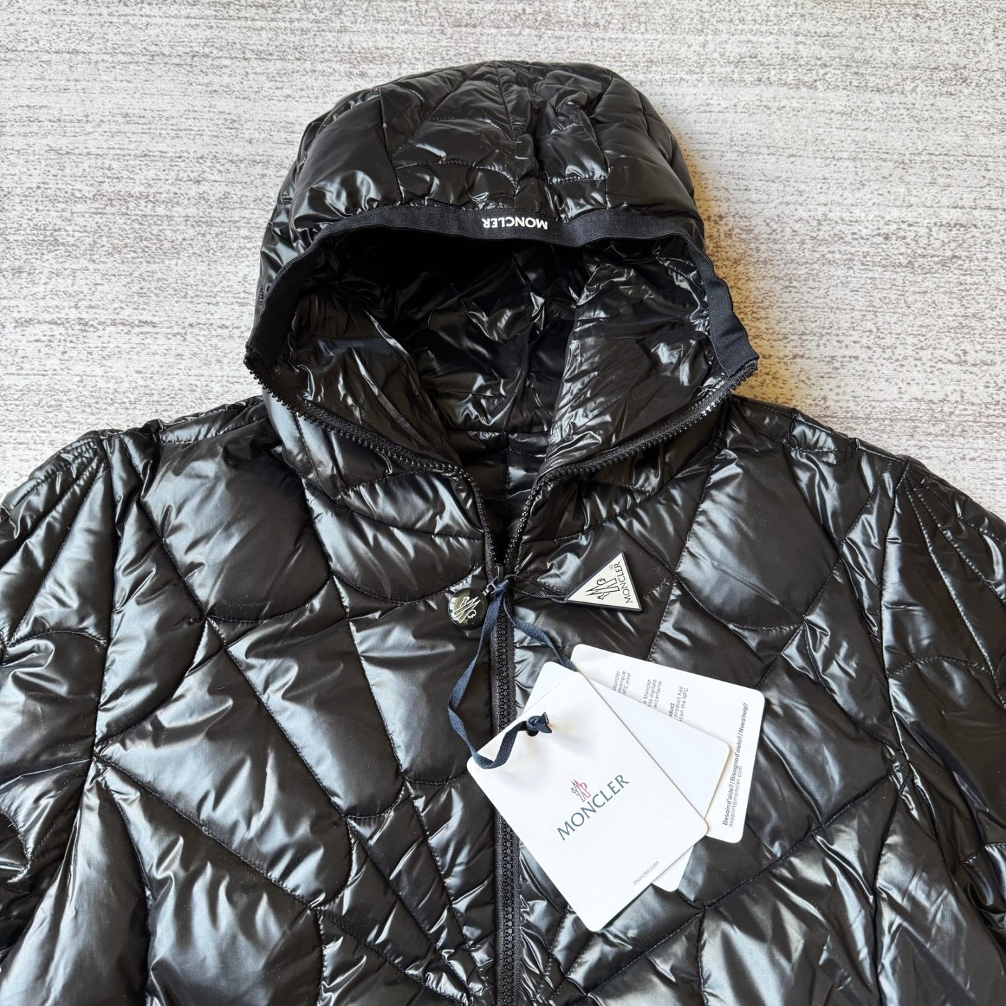 Moncler Spider Puffer Jacket Black