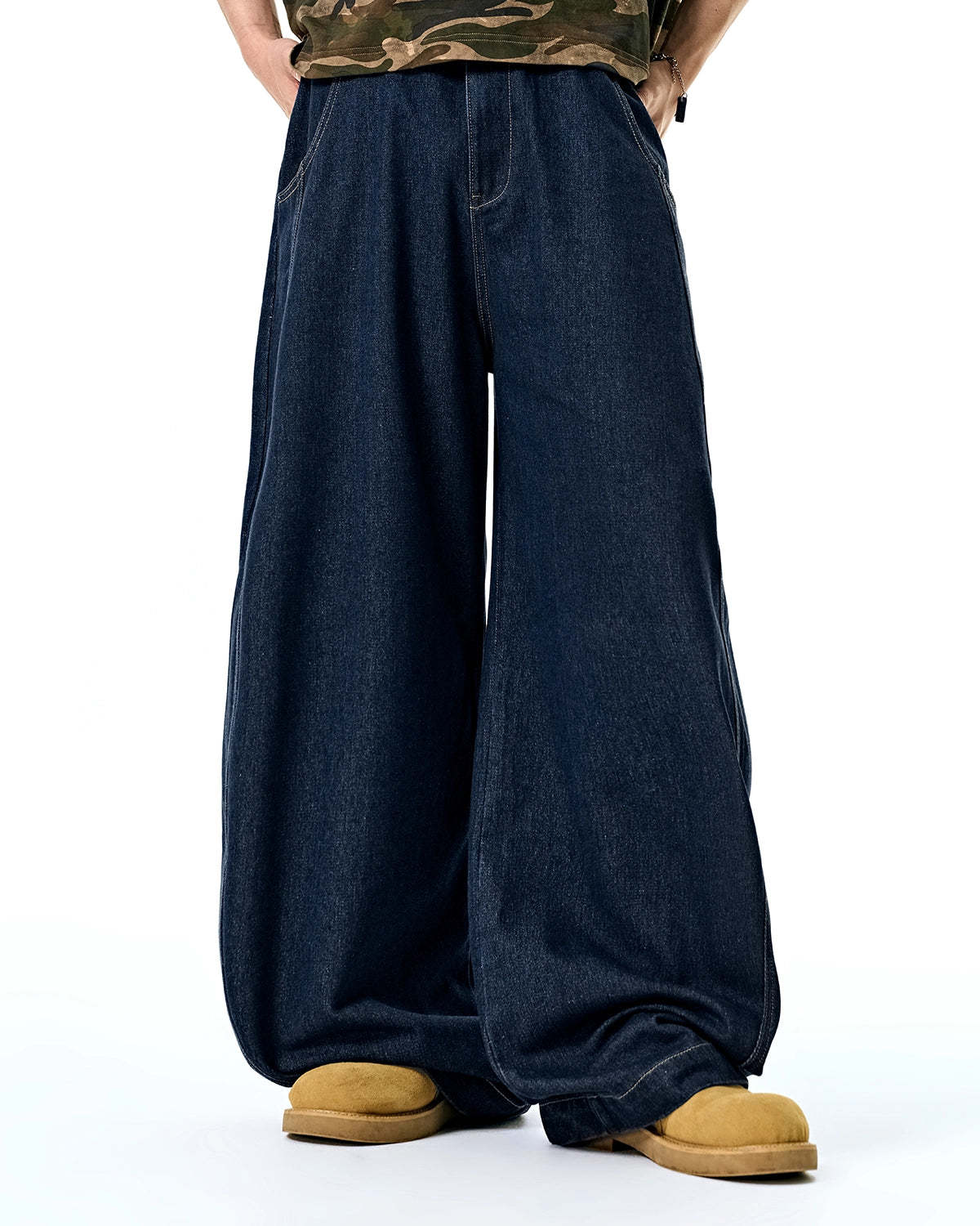 Raw Washed Barrel Jeans | Inflation Streetwear-OSI