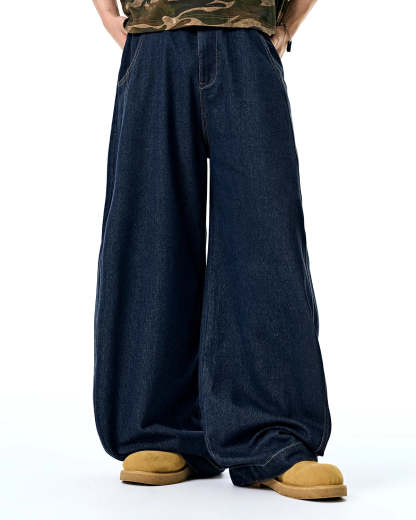 Raw Washed Barrel Jeans | Inflation Streetwear-OSI