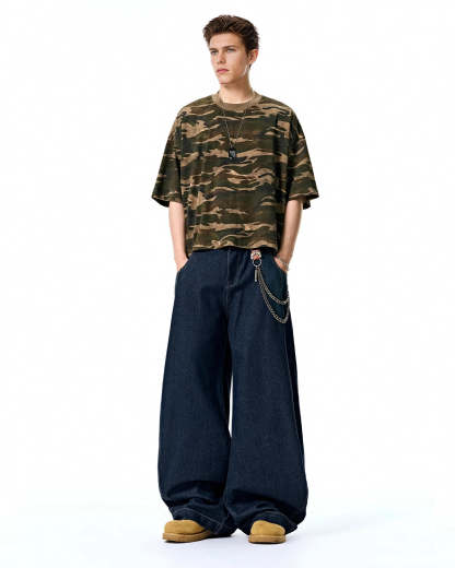 Raw Washed Barrel Jeans | Inflation Streetwear-OSI