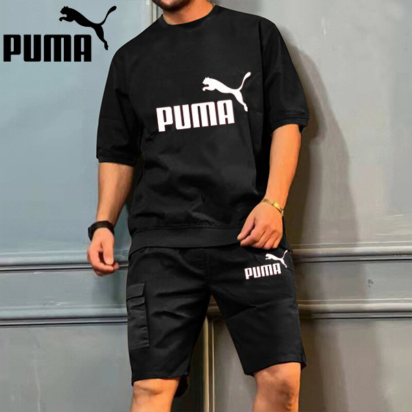 2025 Ropa deportiva sencilla, informal y cómoda para hombre (top + pantalones)-OSI