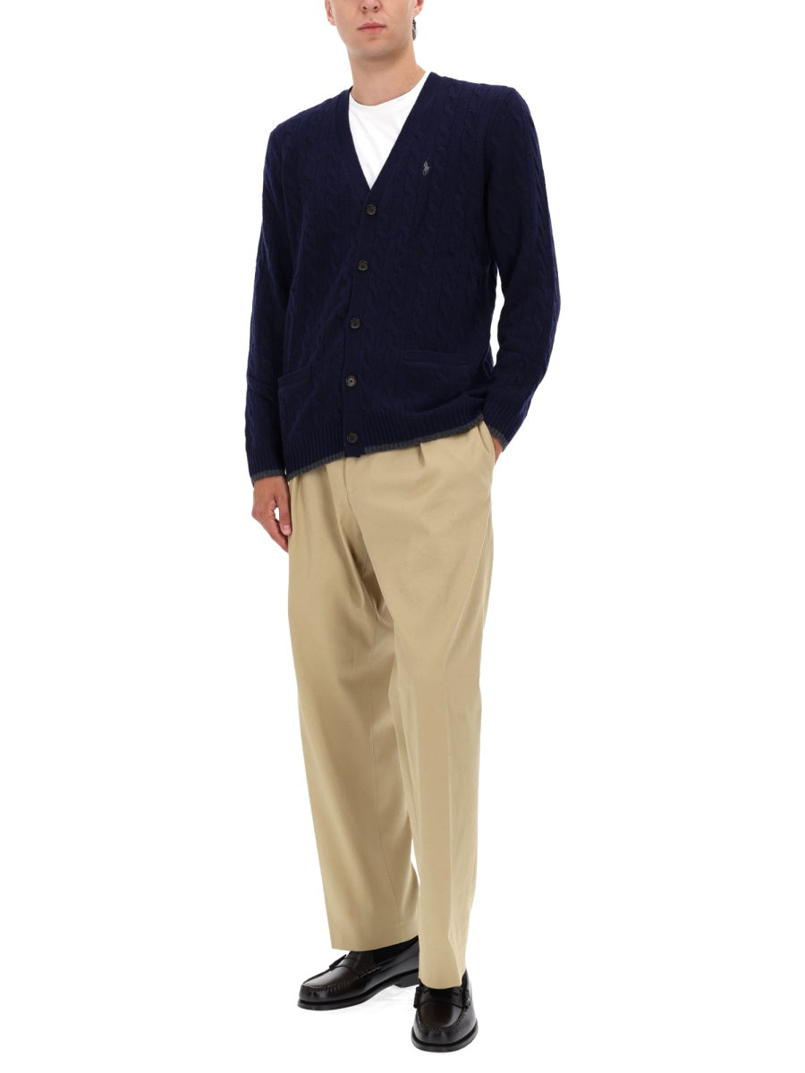 POLO  Classic Wool-Cashmere Blend Sweater for Men-OSI