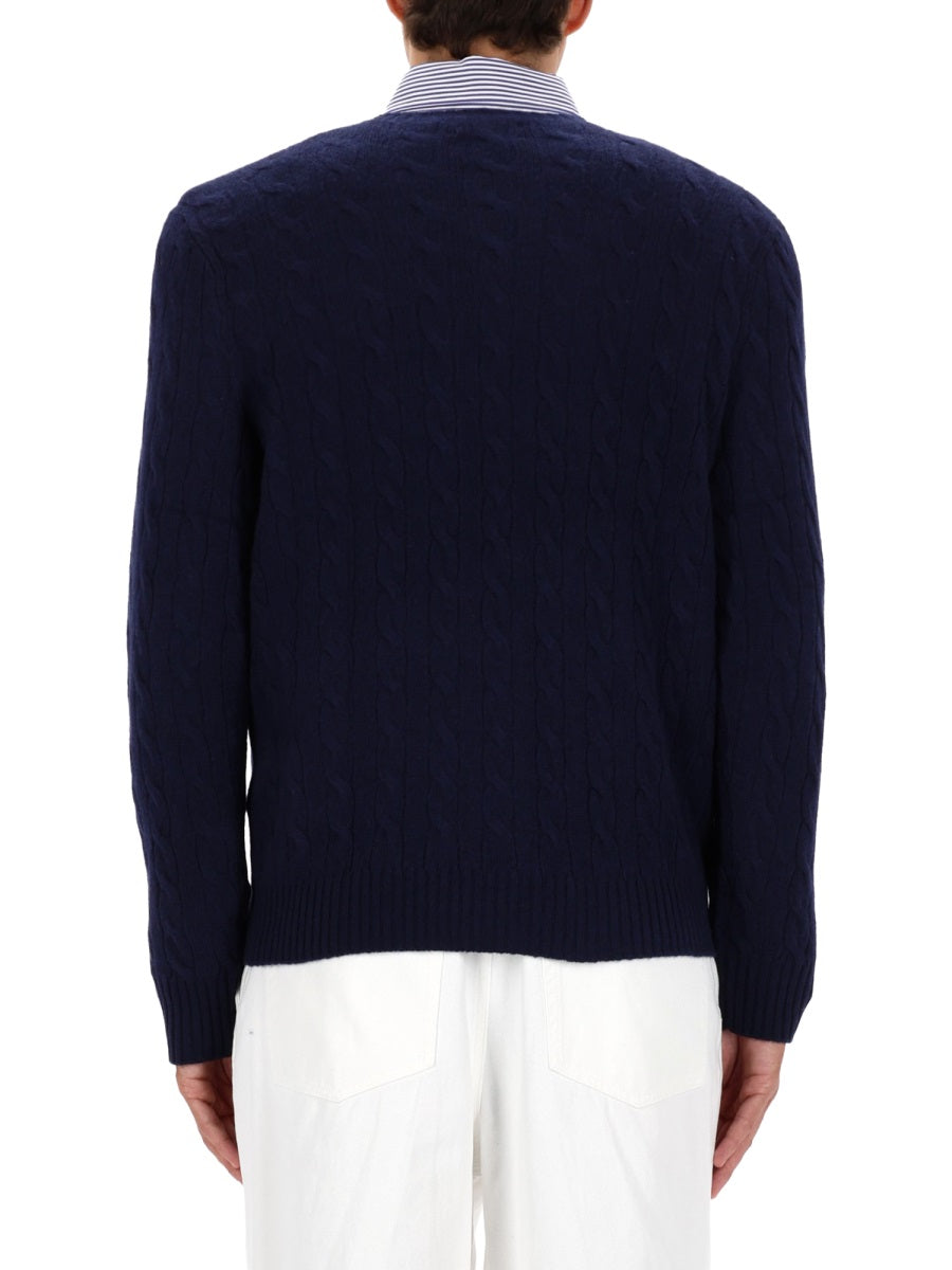 POLO  Men's Cashmere Blend Sweater-OSI