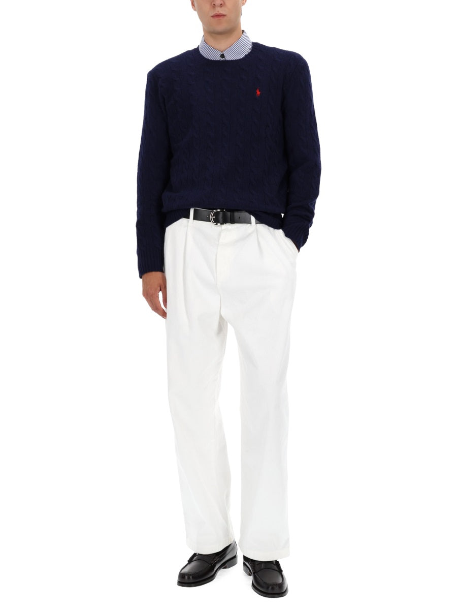 POLO  Men's Cashmere Blend Sweater-OSI