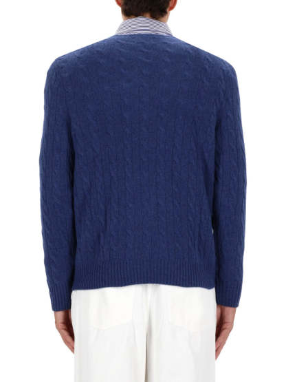 POLO  Classic Cashmere Blend Sweater for Men-OSI