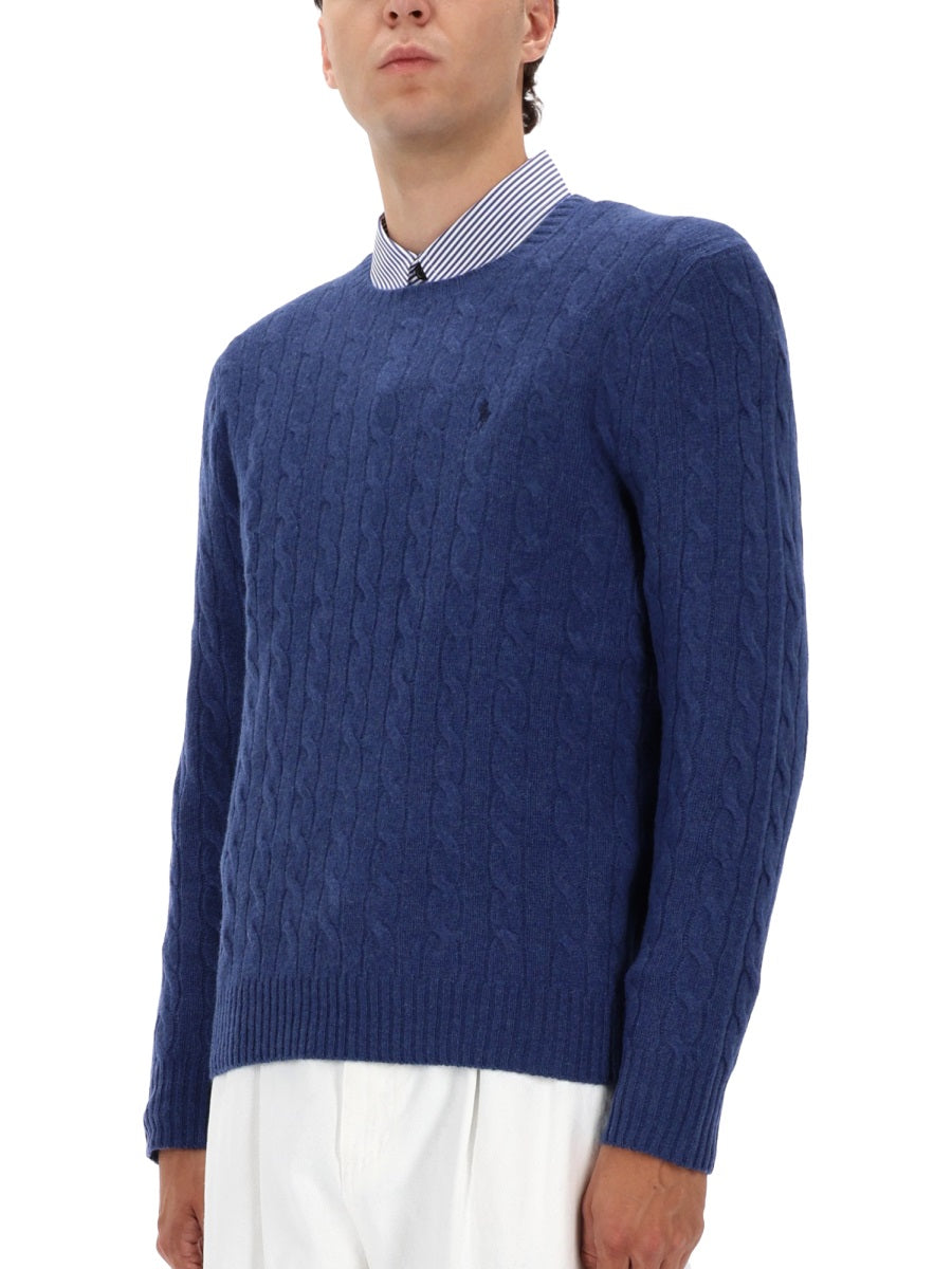 POLO  Classic Cashmere Blend Sweater for Men-OSI