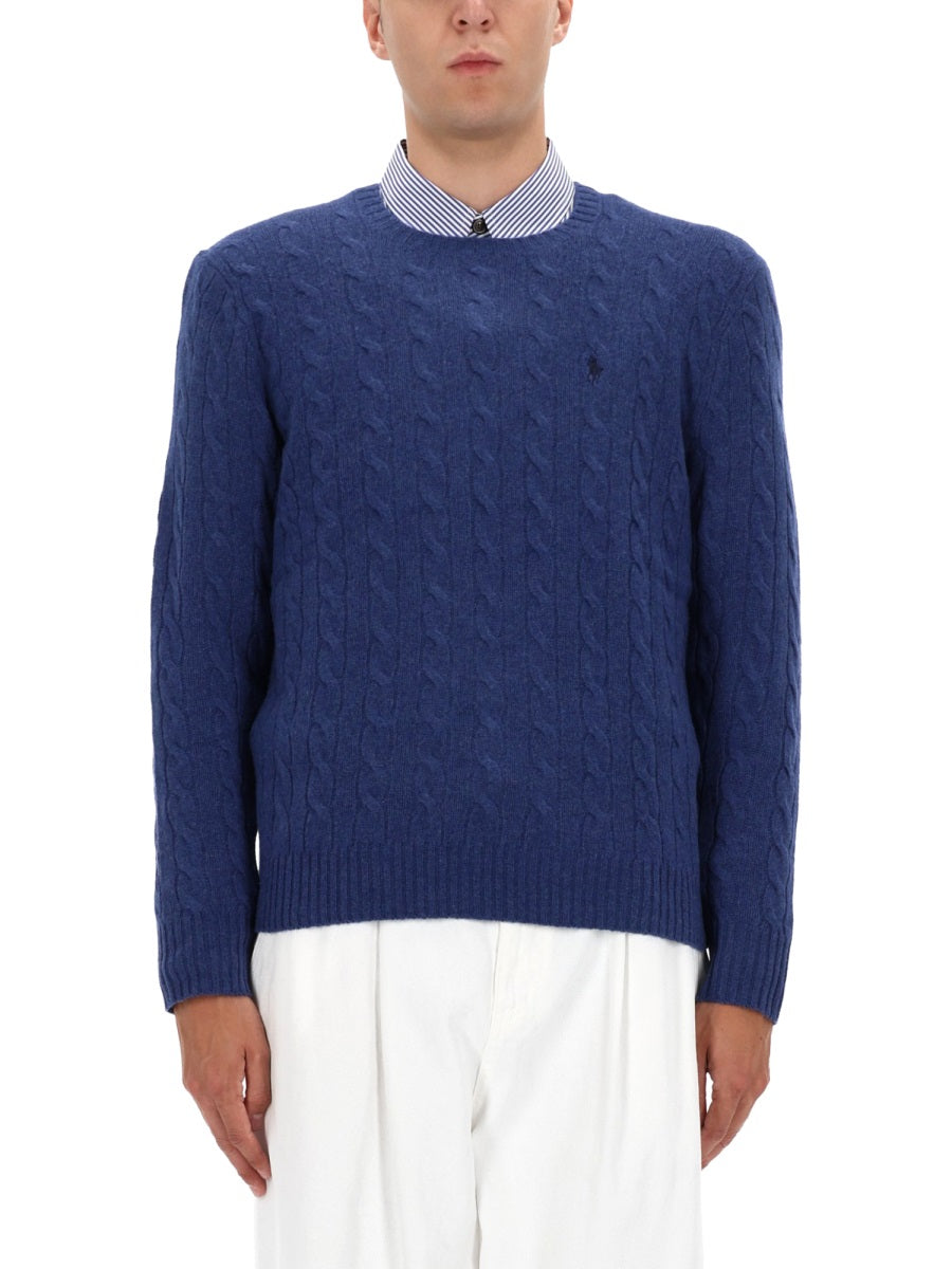 POLO  Classic Cashmere Blend Sweater for Men-OSI