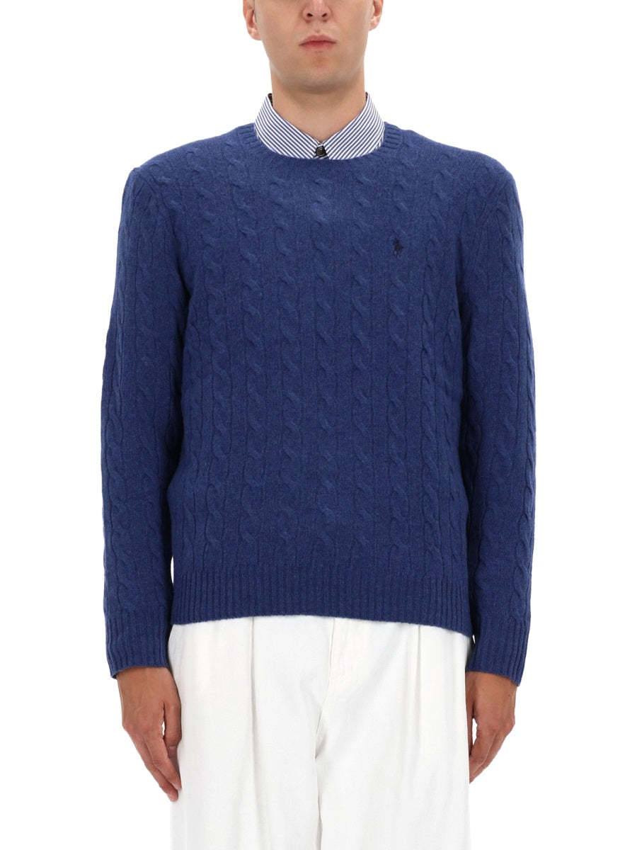 POLO  Classic Cashmere Blend Sweater for Men-OSI