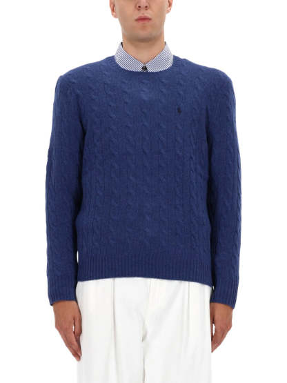 POLO  Classic Cashmere Blend Sweater for Men-OSI