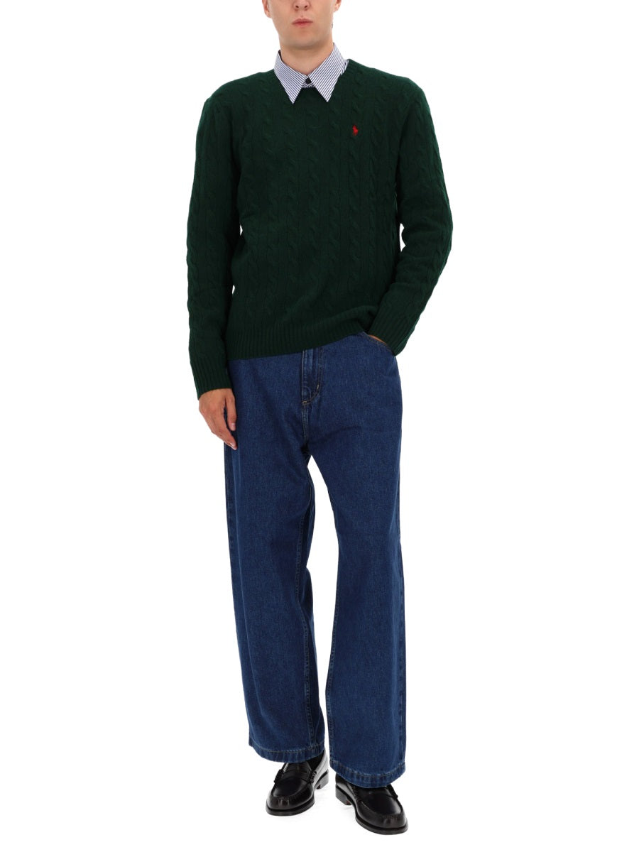 POLO  Wool Cashmere Blend Sweater for Men - FW25 Collection-OSI