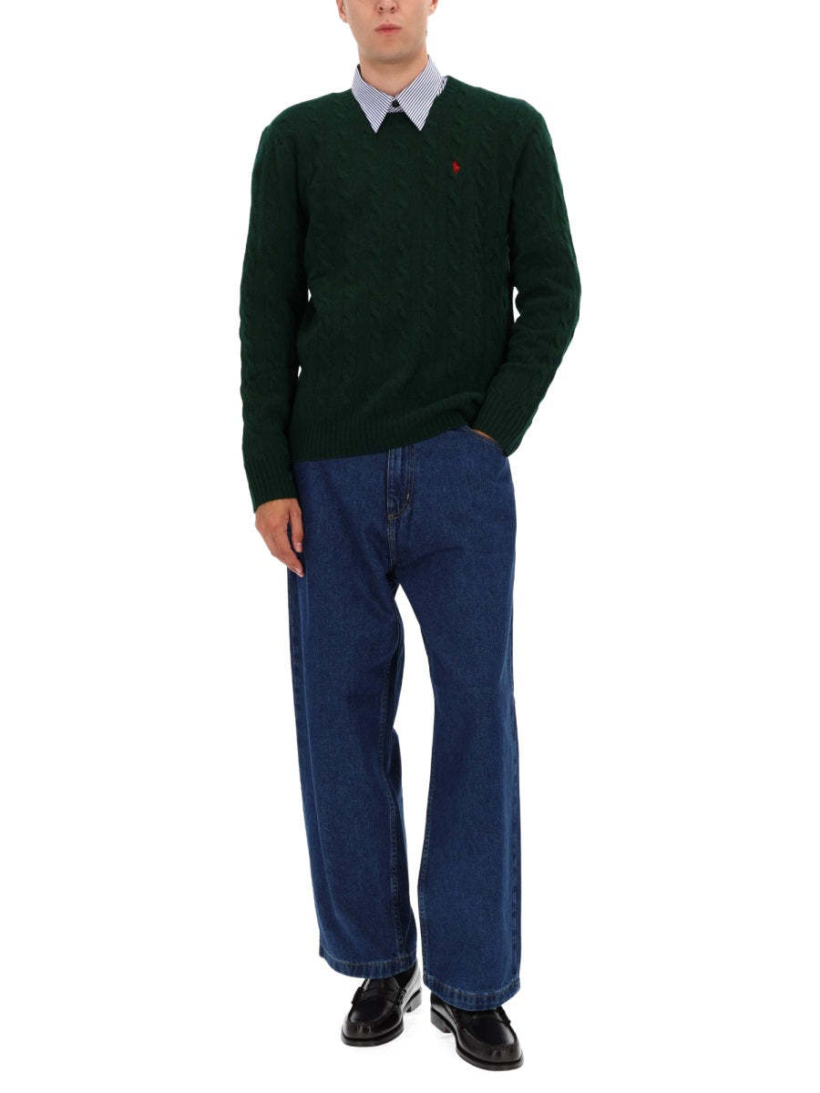 POLO  Wool Cashmere Blend Sweater for Men - FW25 Collection-OSI