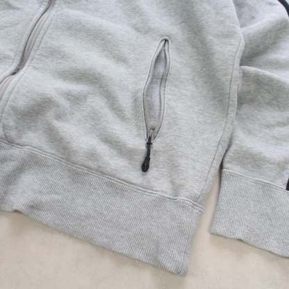 SUPER RARE 2000s  Zip Up Hoodie Grey-OSI