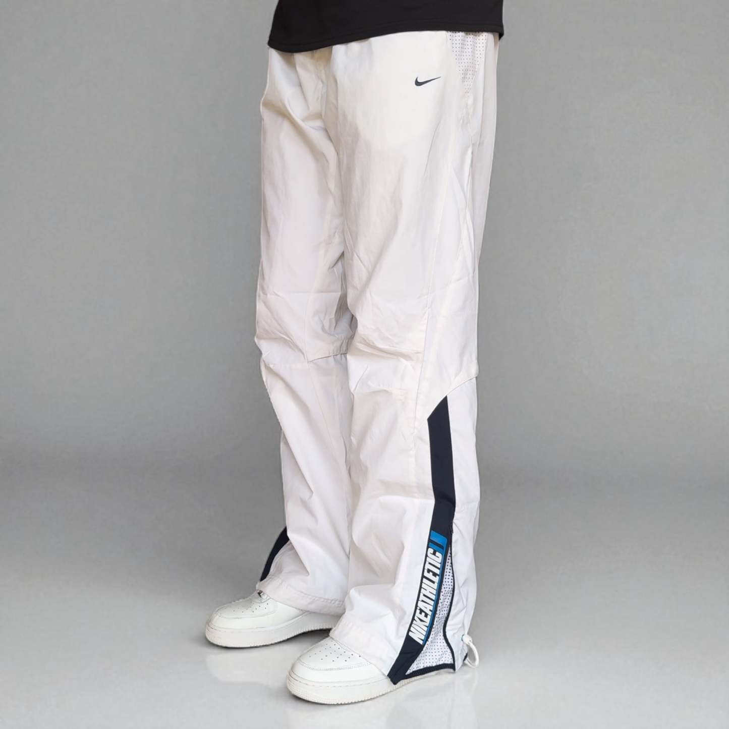 SUPER RARE 2000s Athletic Trackpants White-OSI