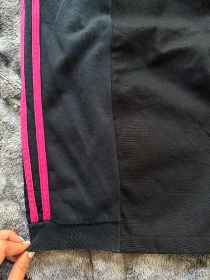 Custom Baggy Jeans with Pink Stripes – One of a Kind – Size M/L