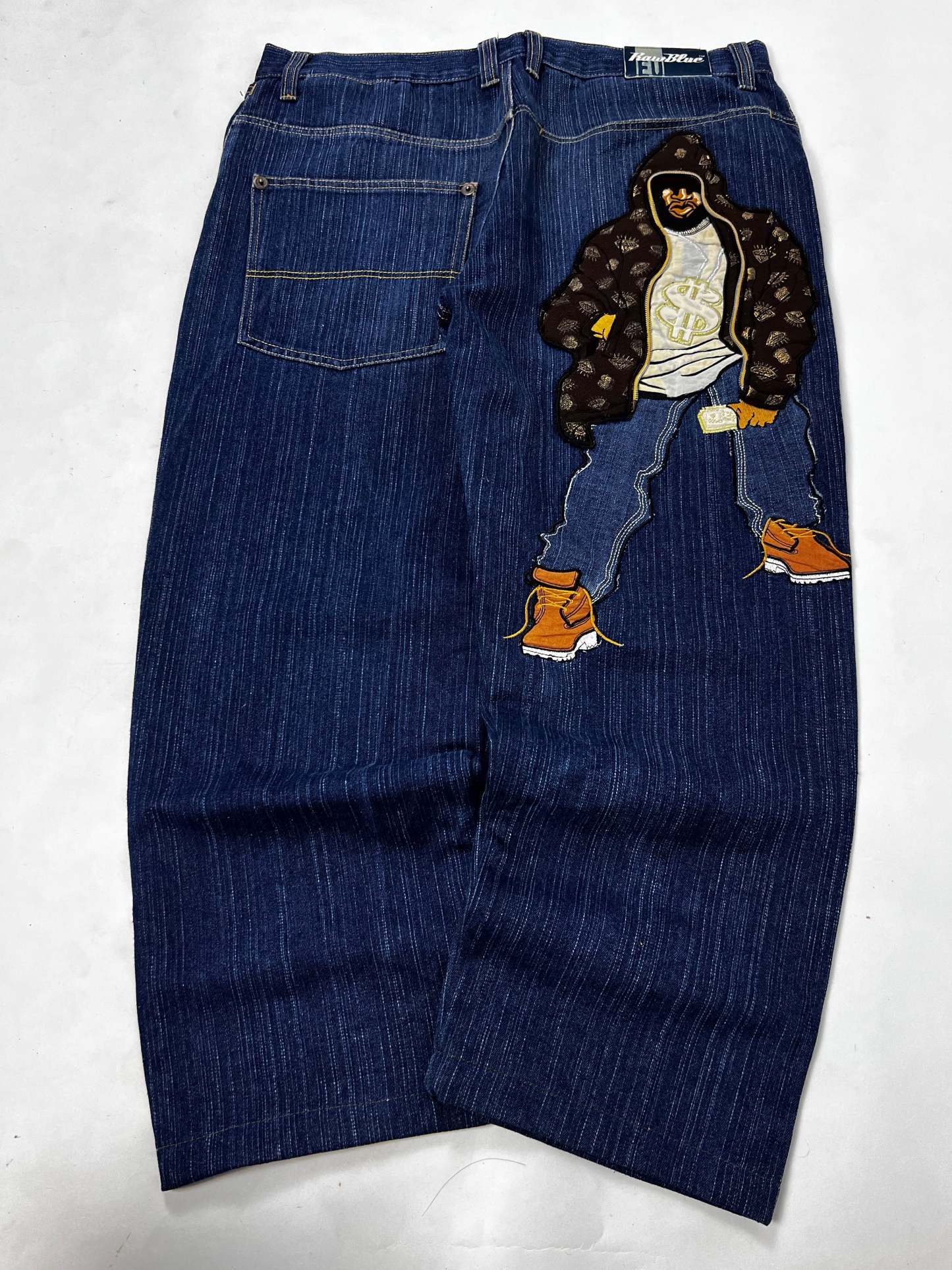 Rare Raw Blue Hiphop jeans