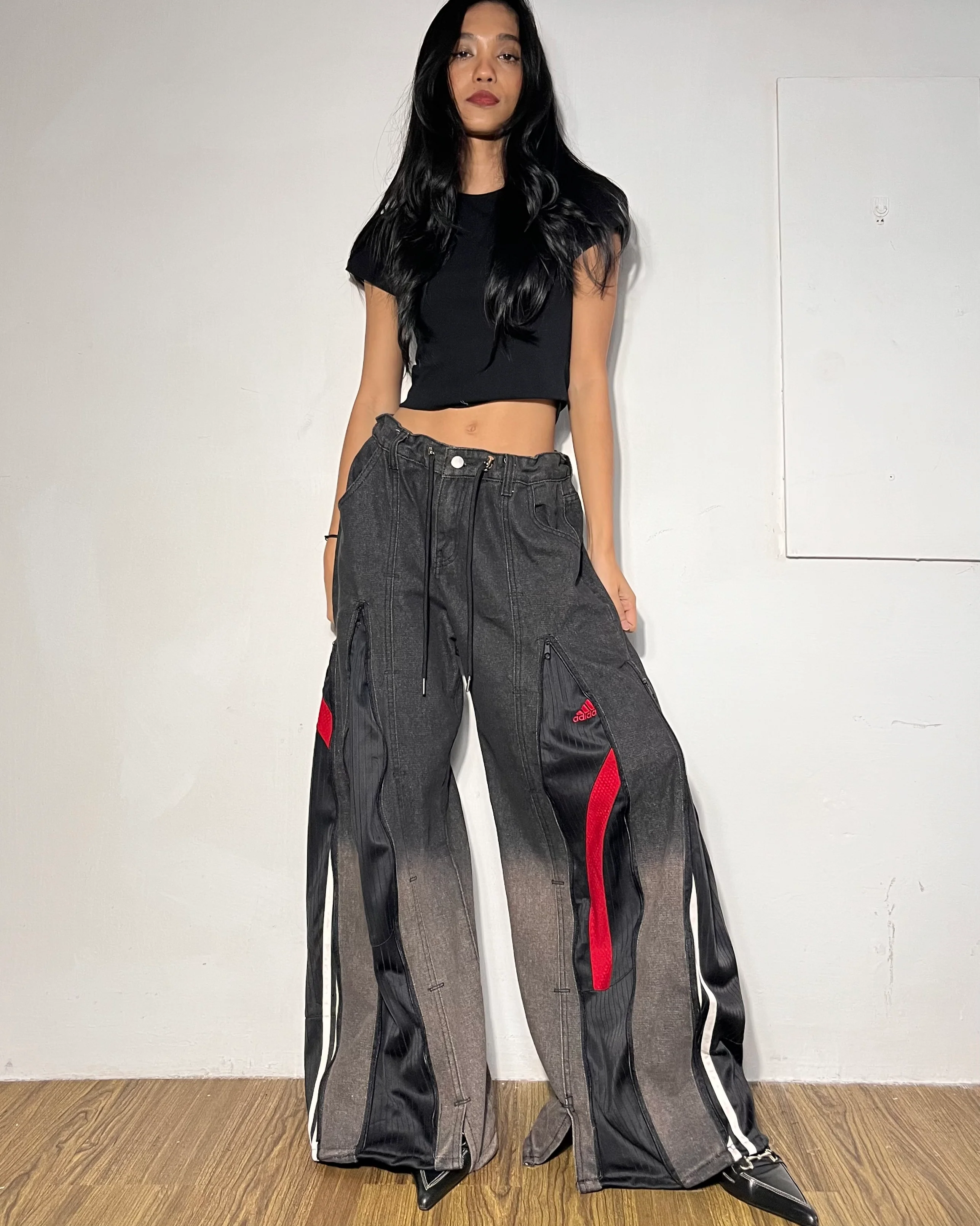 [BIG SIZE] Zipper Pants 034
