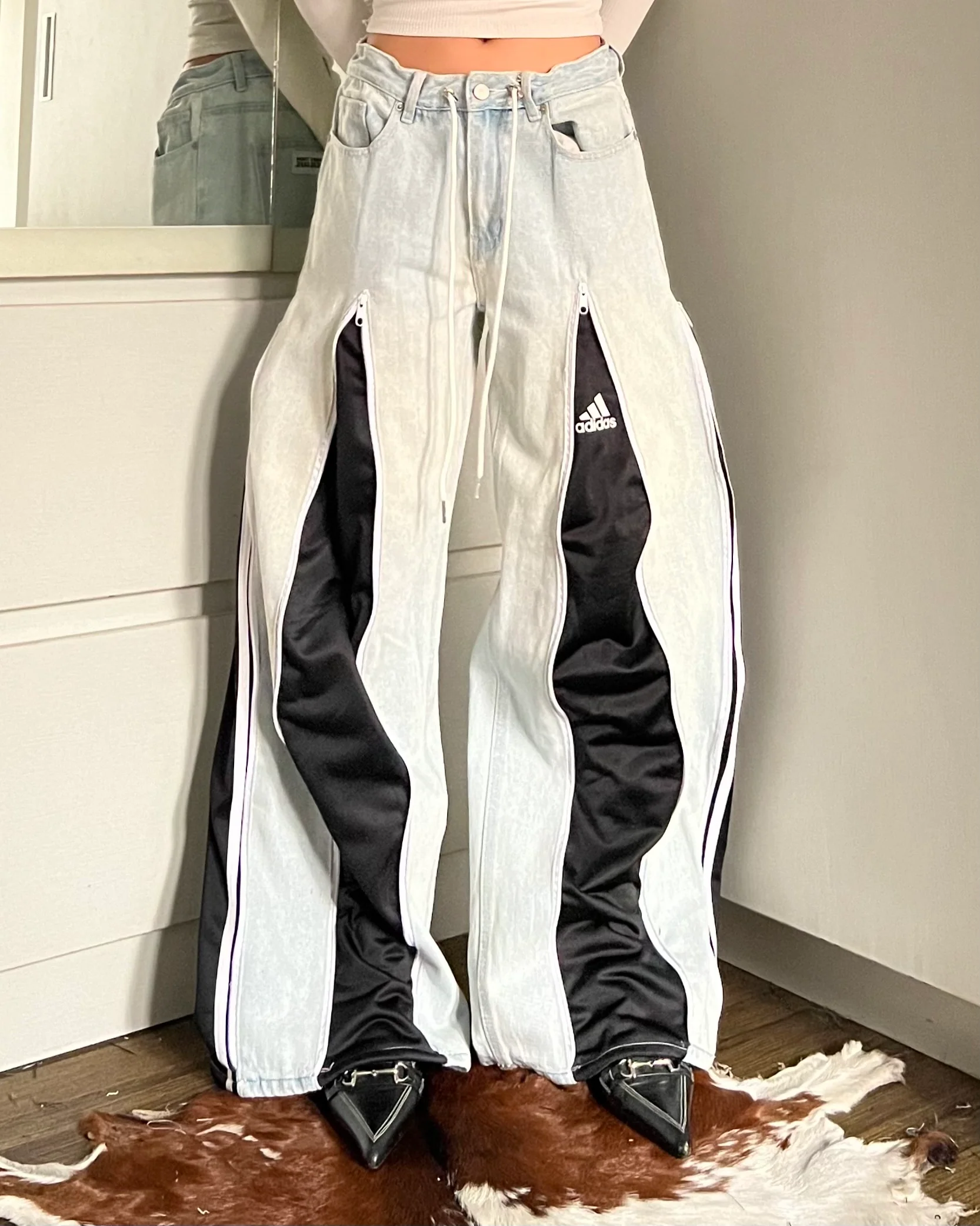 Zipper Pants 063