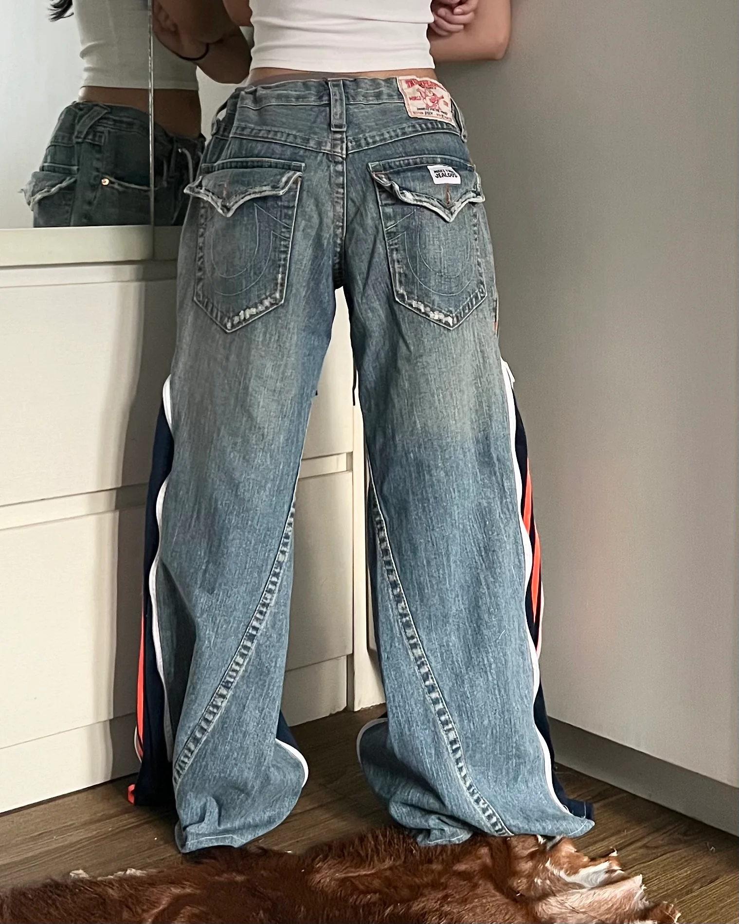 [BIG SIZE] Zipper Pants 093