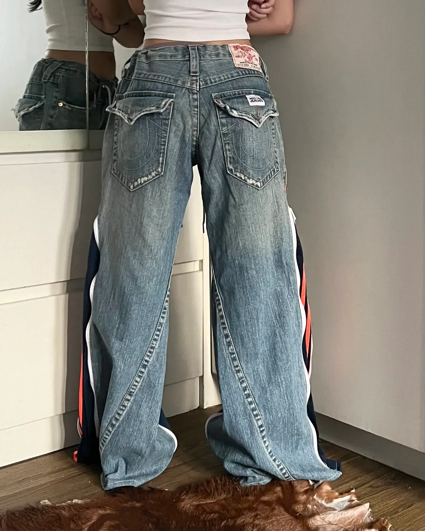 [BIG SIZE] Zipper Pants 093