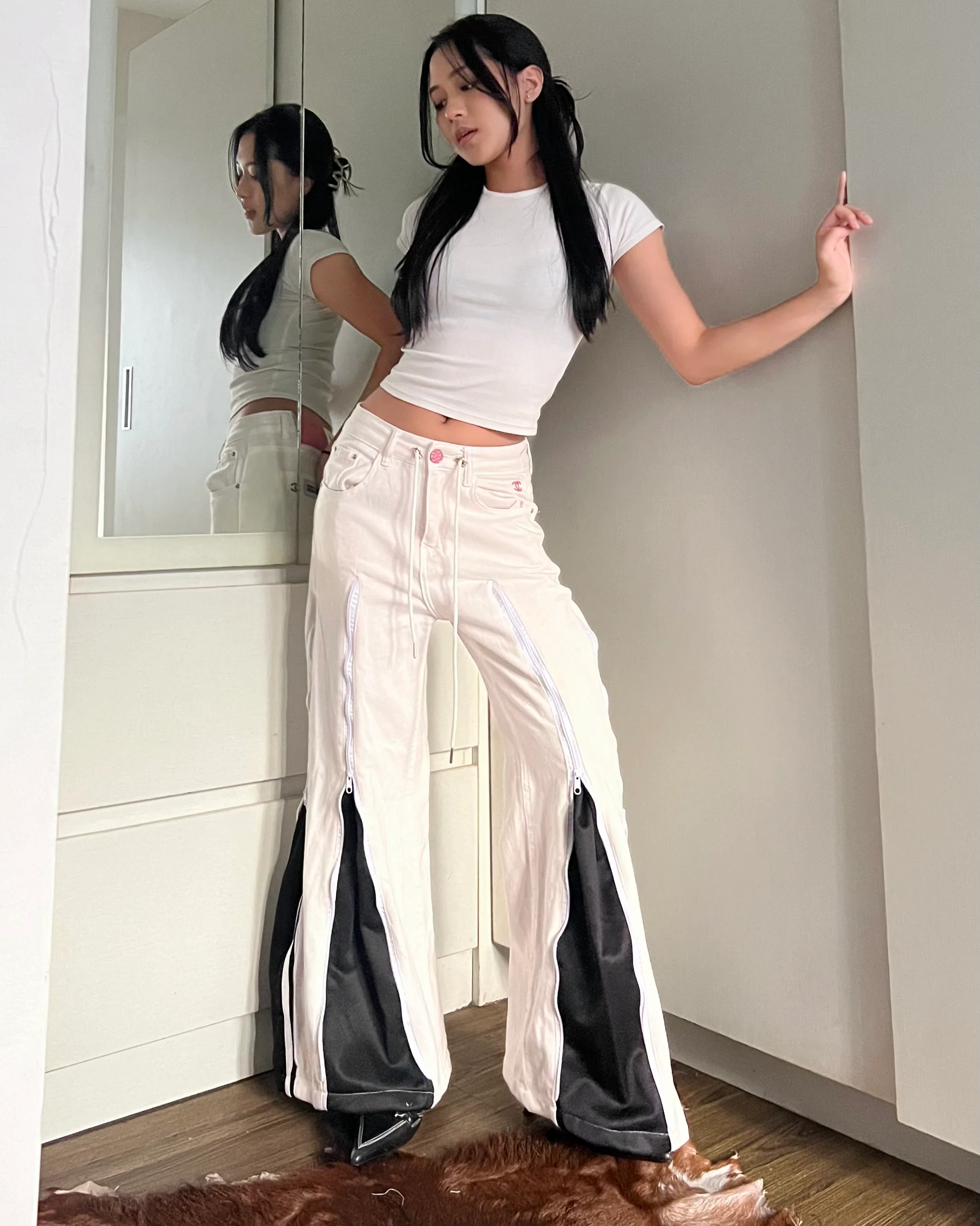 Zipper Pants 094