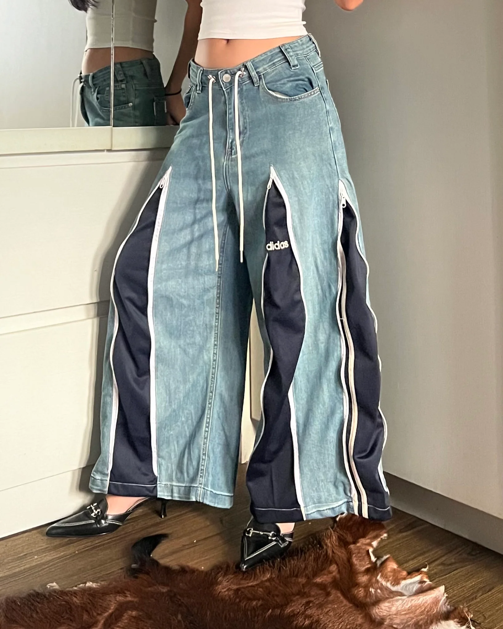Zipper Pants 095