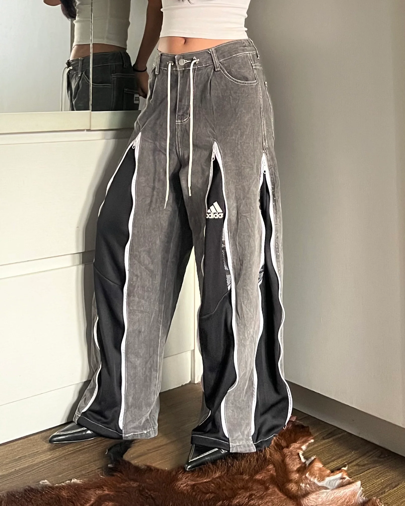 Zipper Pants 098
