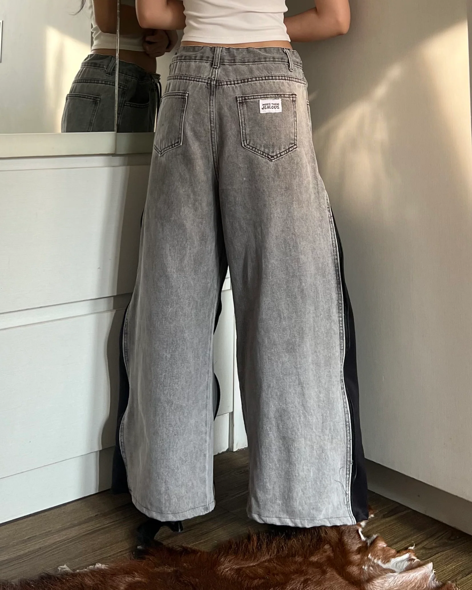 [BIG SIZE] Zipper Pants 0101