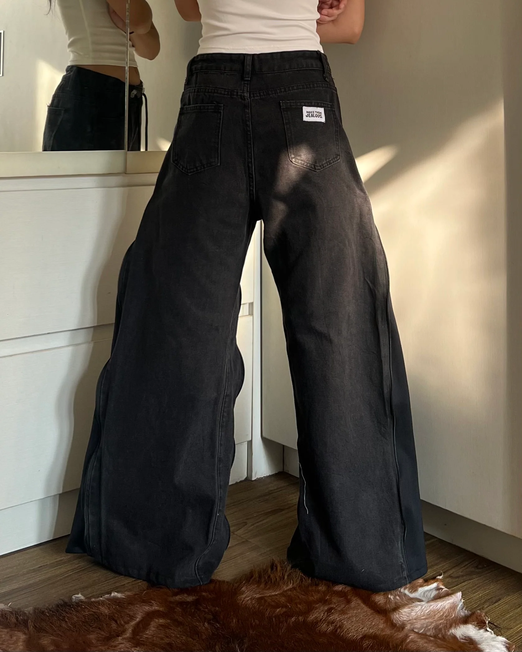 [BIG SIZE] Zipper Pants 0103