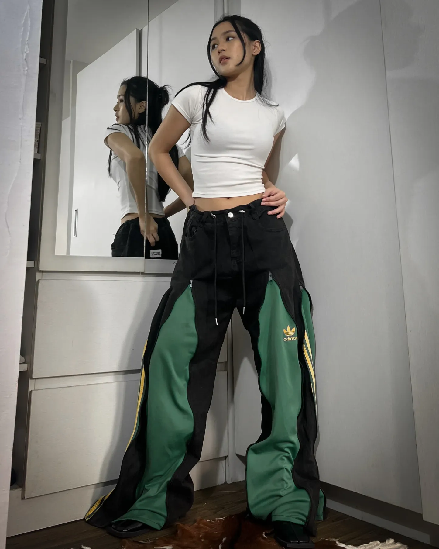 [BIG SIZE] Zipper Pants 0106