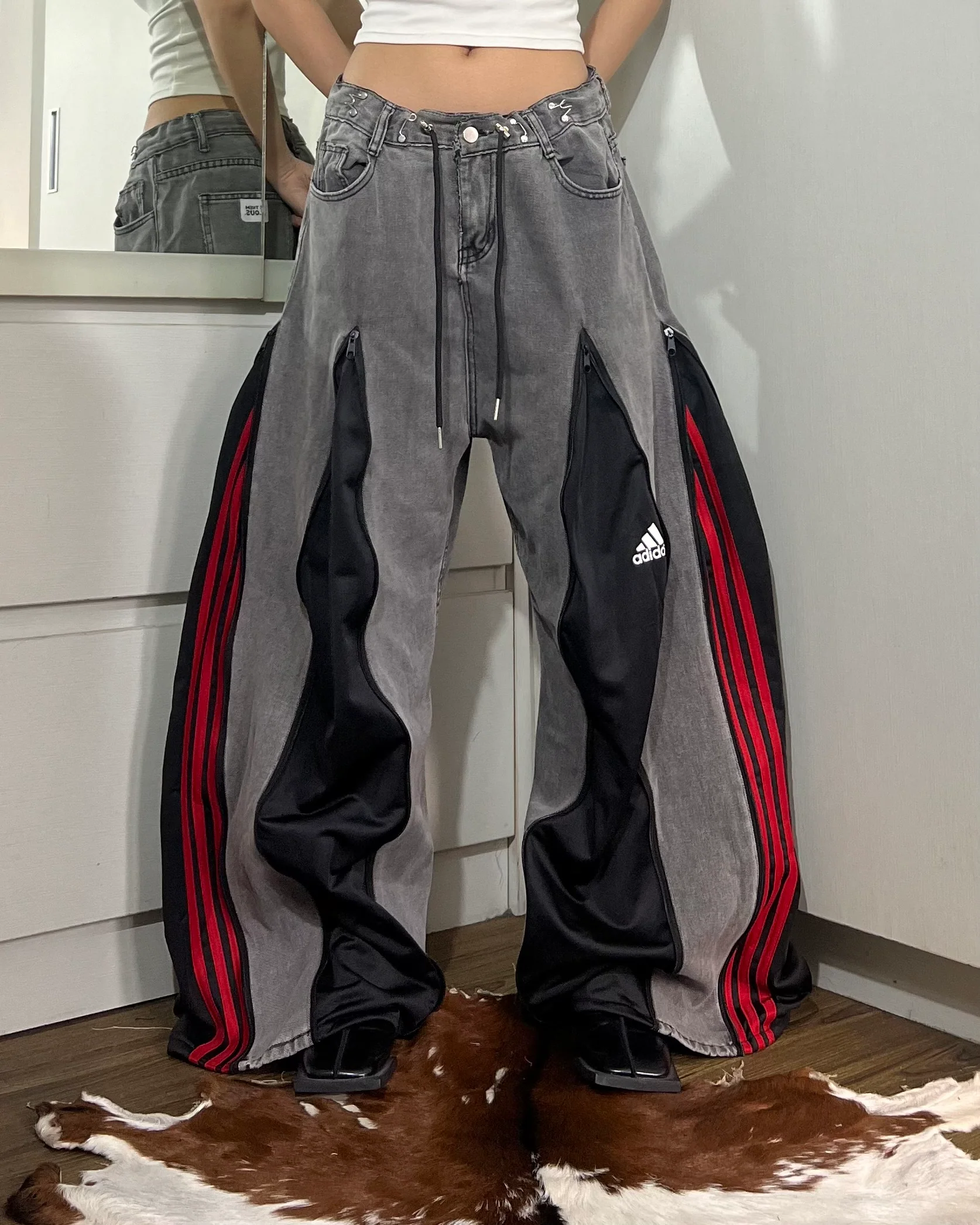 [BIG SIZE] Zipper Pants 0109