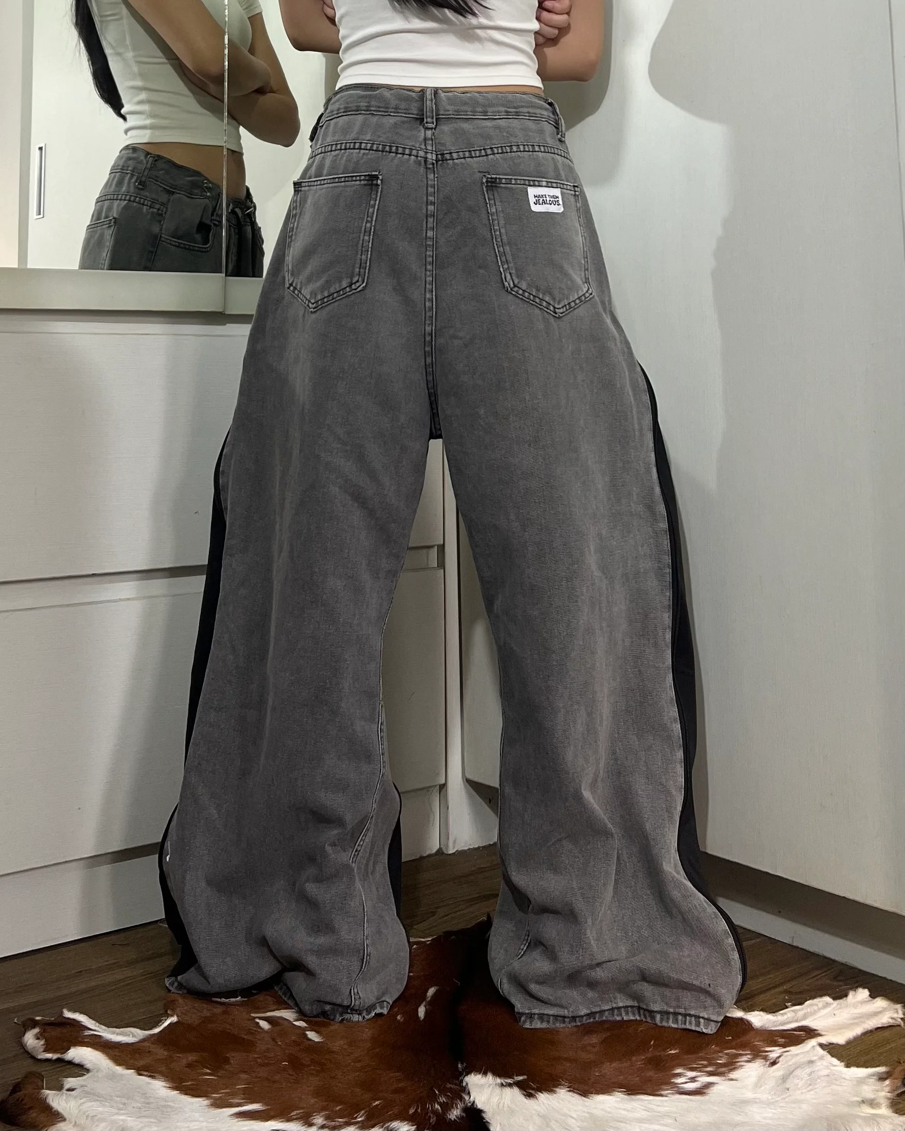 [BIG SIZE] Zipper Pants 0109