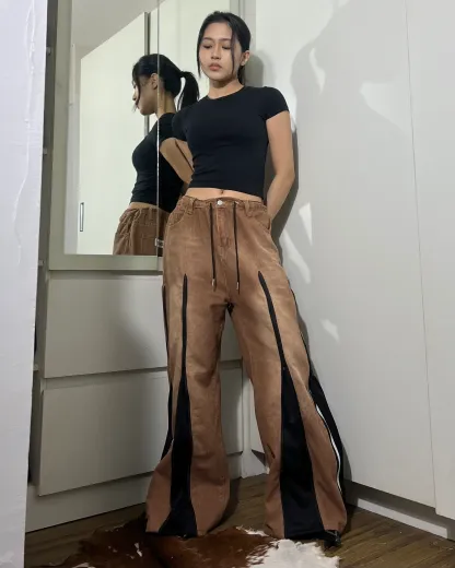 [BIG SIZE] Zipper Pants 0121