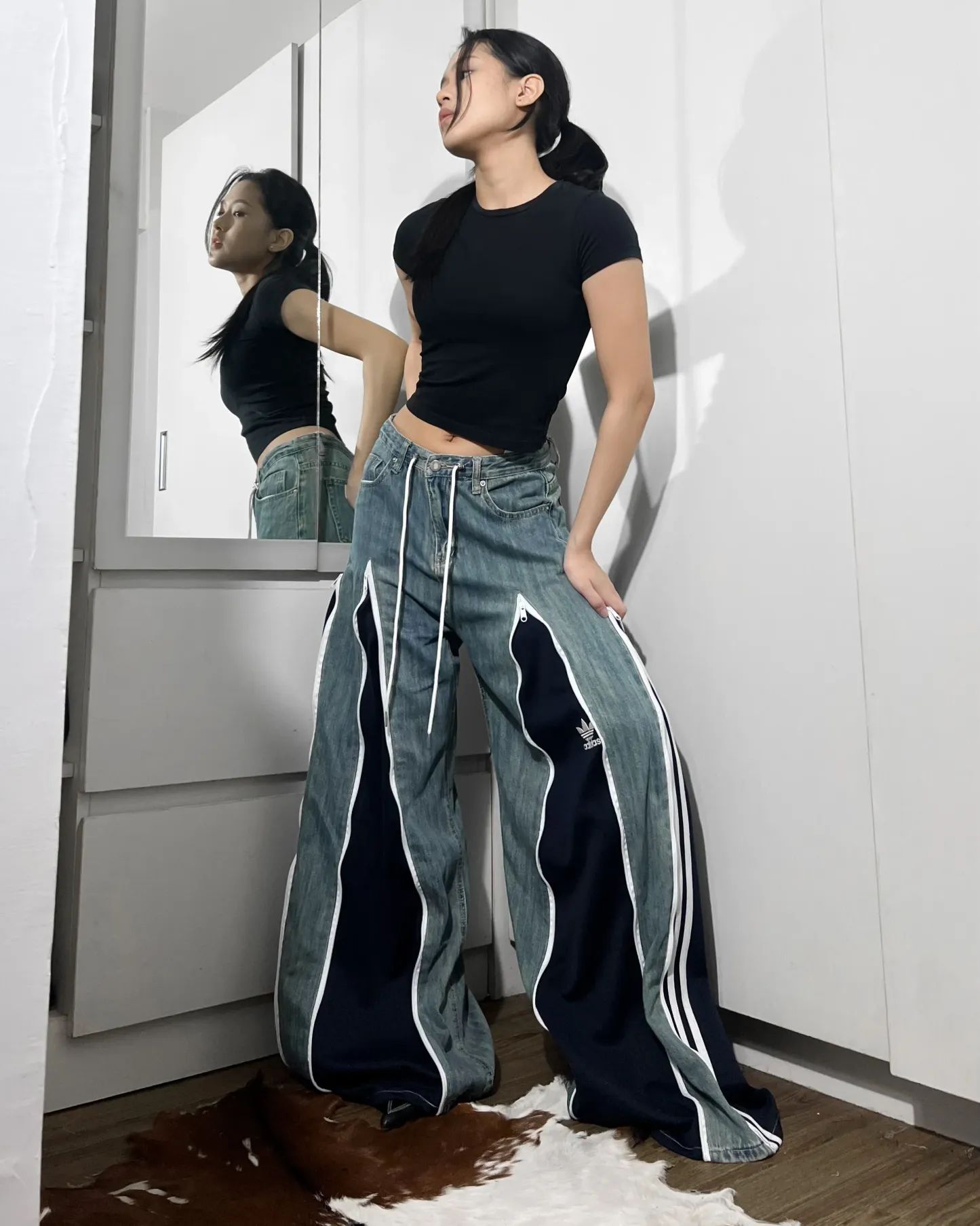 [BIG SIZE] Zipper Pants 0125