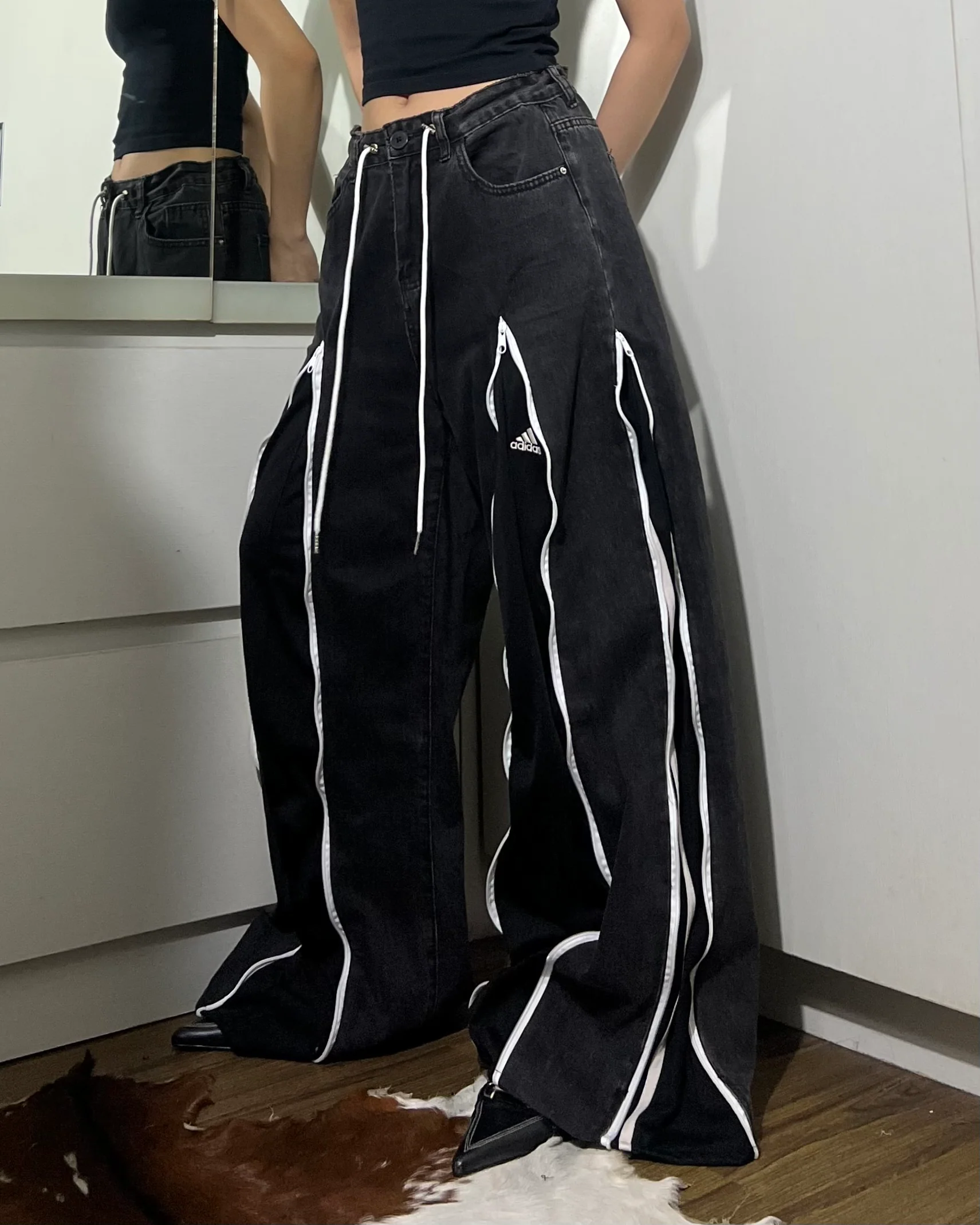 [BIG SIZE] Zipper Pants 0128
