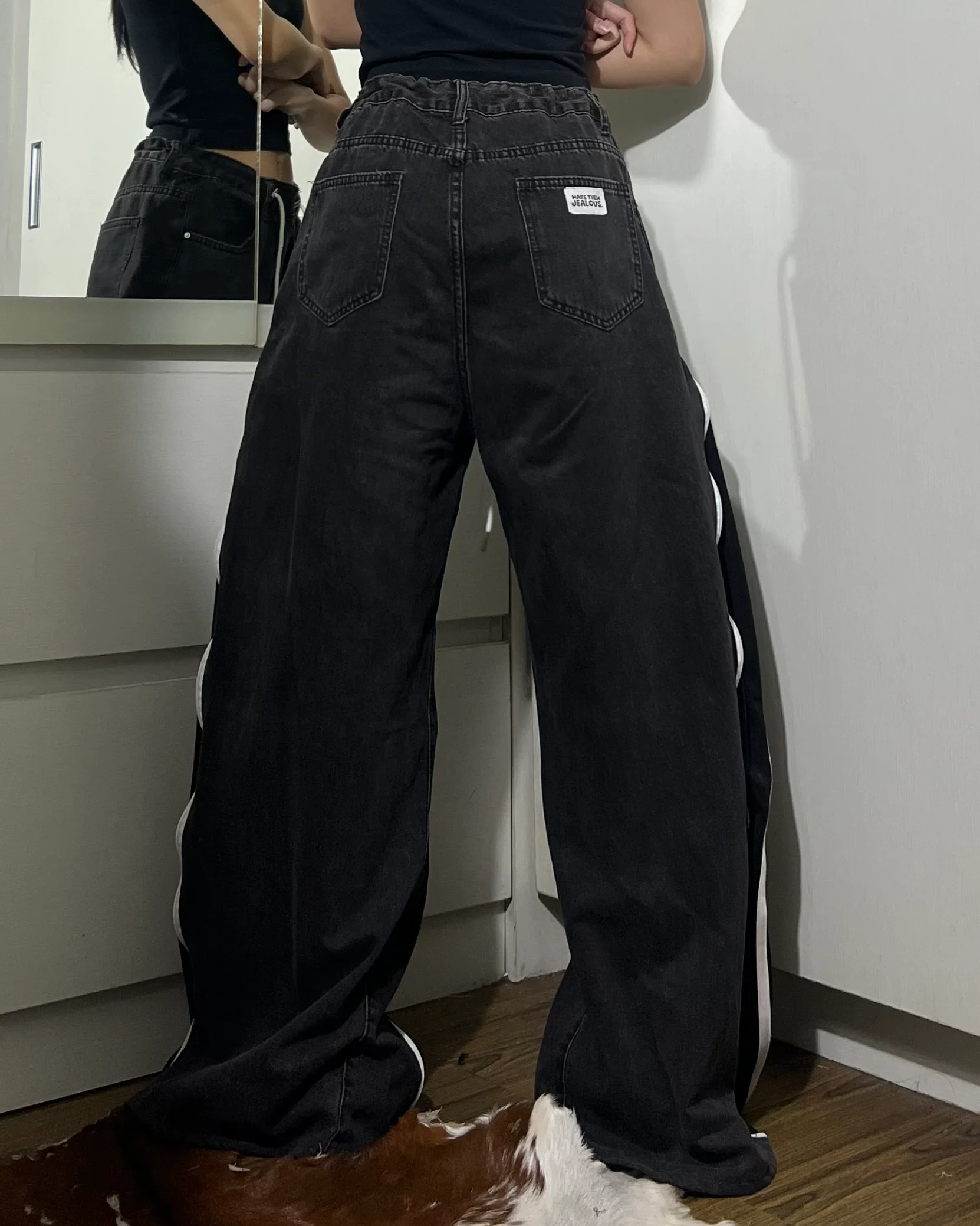 [BIG SIZE] Zipper Pants 0128