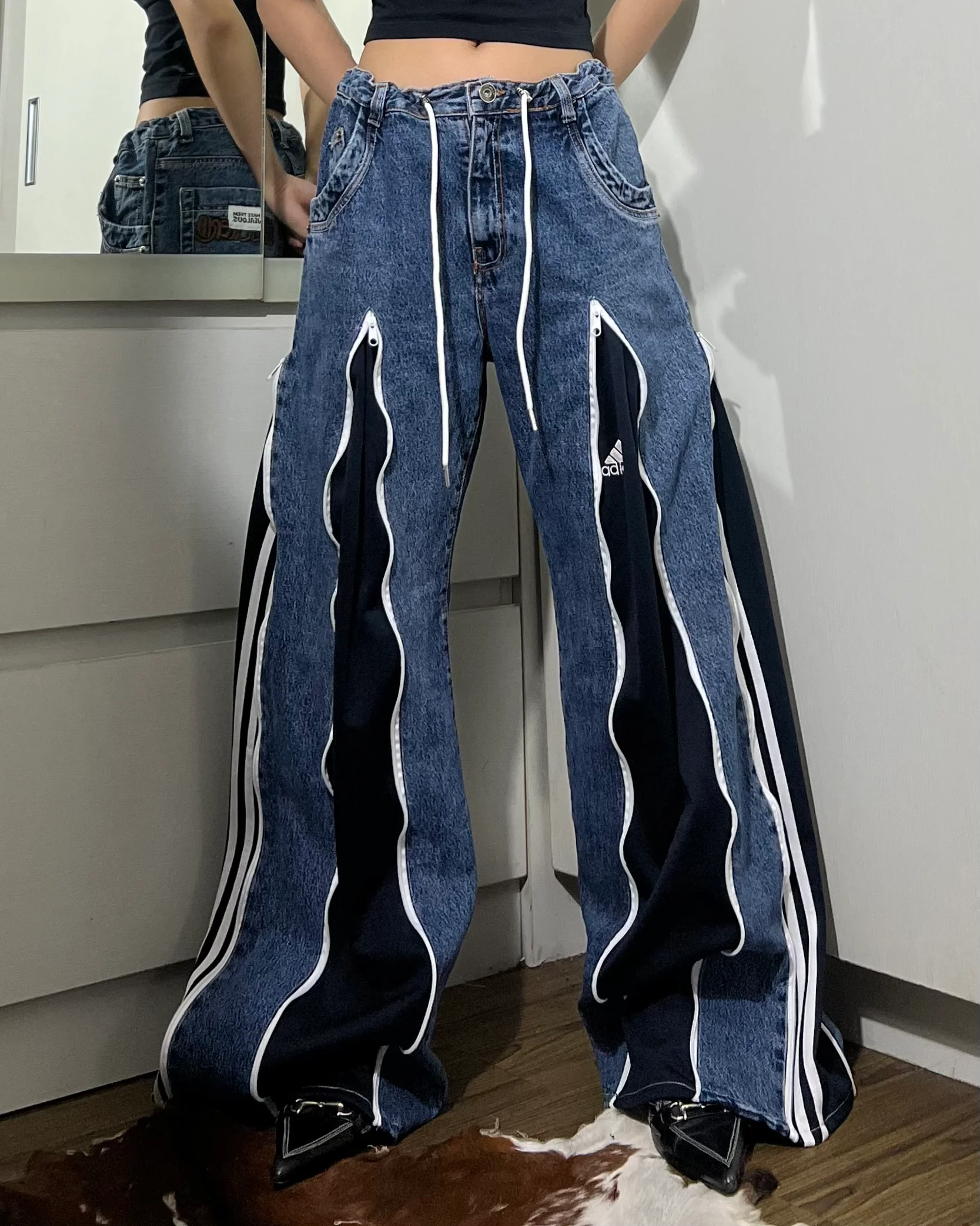 [BIG SIZE] Zipper Pants 0129