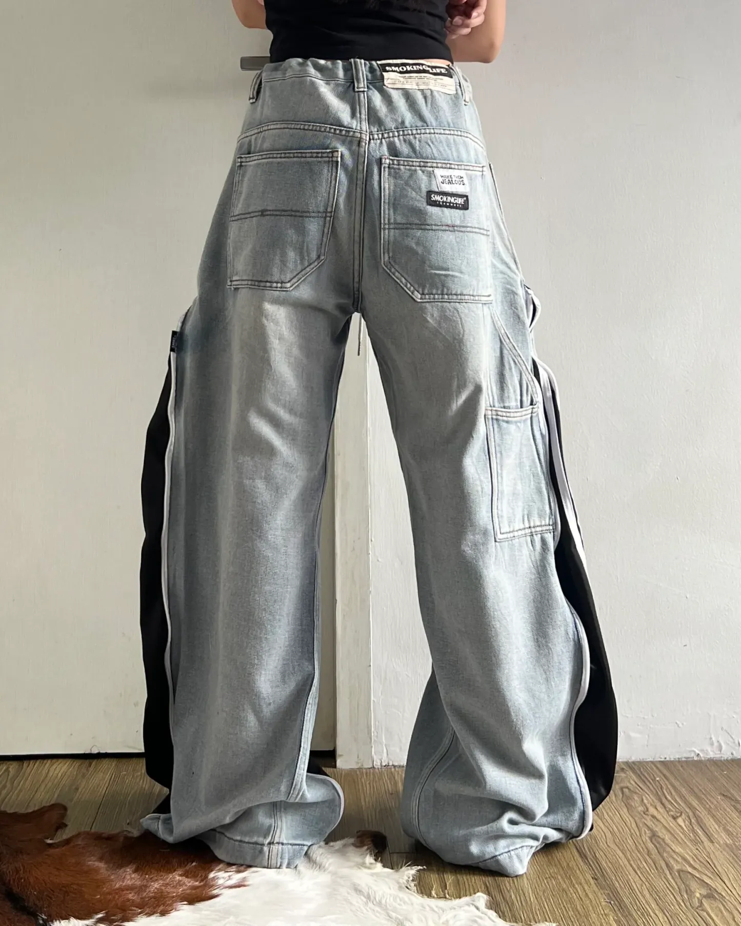 [BIG SIZE] Zipper Pants 0138