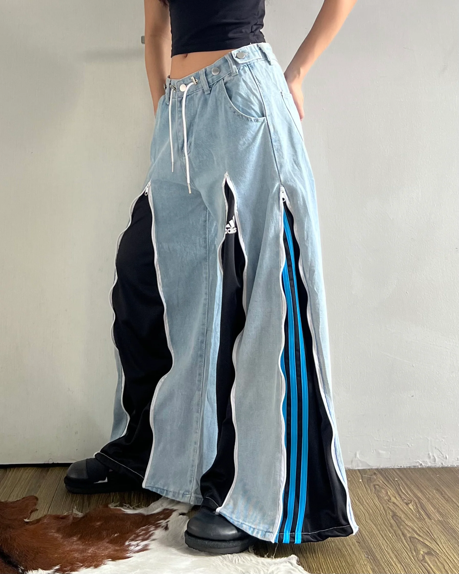 [BIG SIZE] Zipper Pants 0139