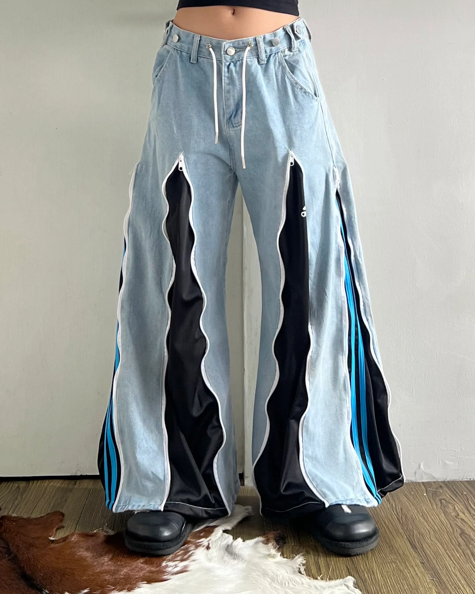 [BIG SIZE] Zipper Pants 0139