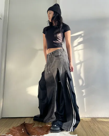 [BIG SIZE] Zipper Pants 0149