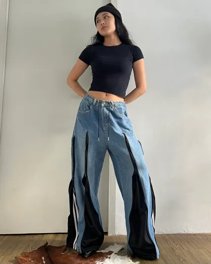 [BIG SIZE] Zipper Pants 0152