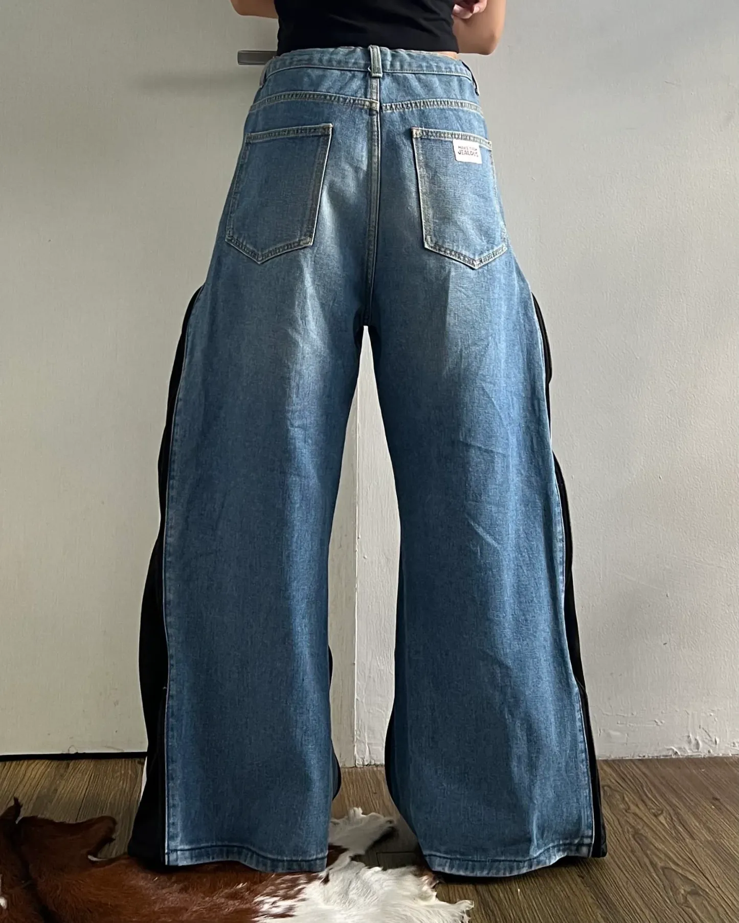 [BIG SIZE] Zipper Pants 0152