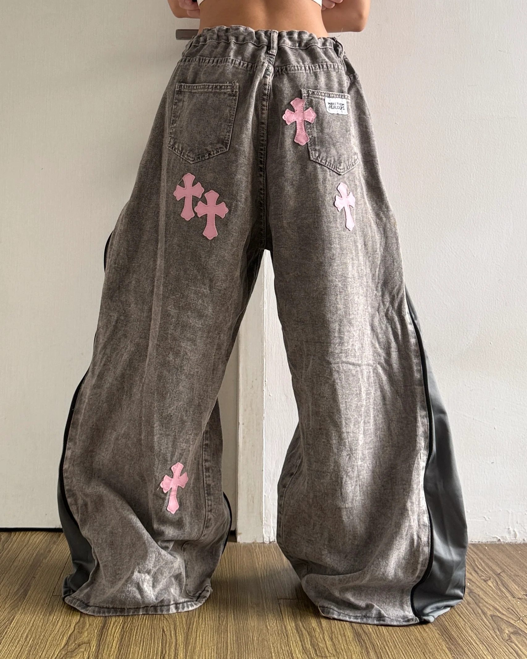 [BIG SIZE] Zipper Pants 0244